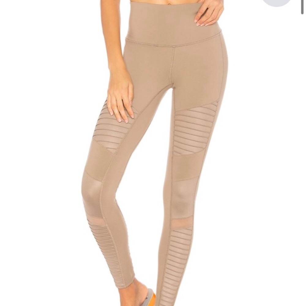 XS Alo Yoga High Waisted Moto Leggings NWOT